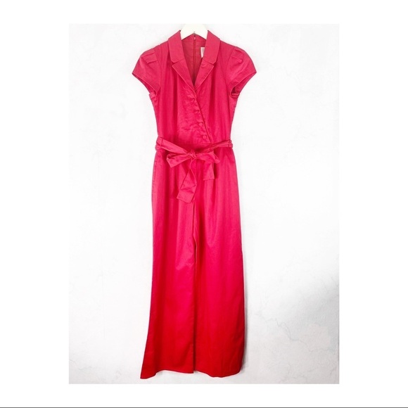 [Gal Meets Glam]  Bold Red Jumpsuit - Picture 7 of 8